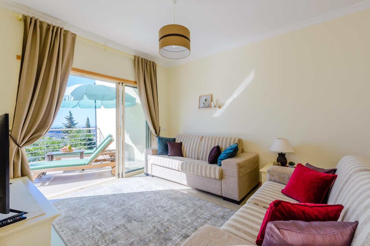 Bnb Homes Ocean View Apartment With Huge Sunny Terrace, 2 Swimming Pools & Tennis Court Albufeira Dış mekan fotoğraf